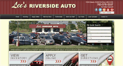 Desktop Screenshot of leesriversideauto.com